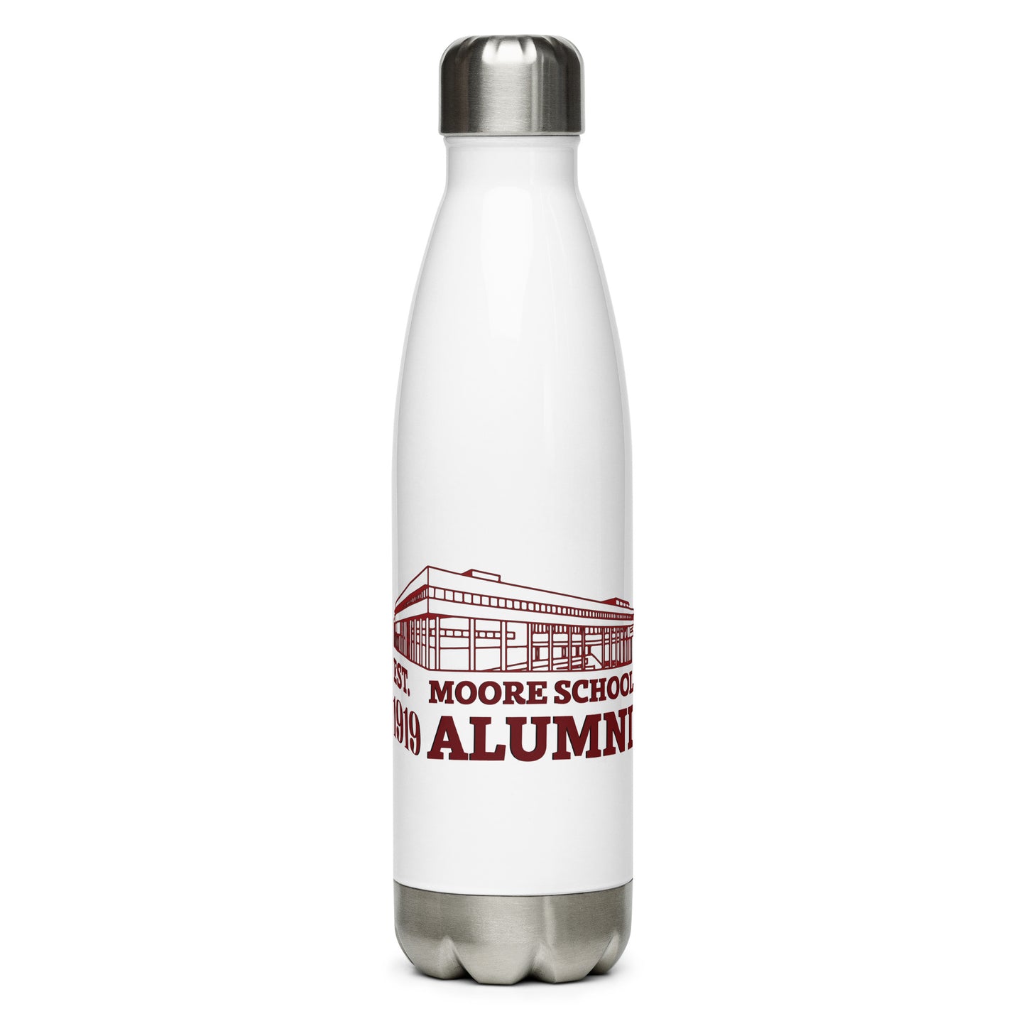 Moore School Alumni Stainless steel water bottle