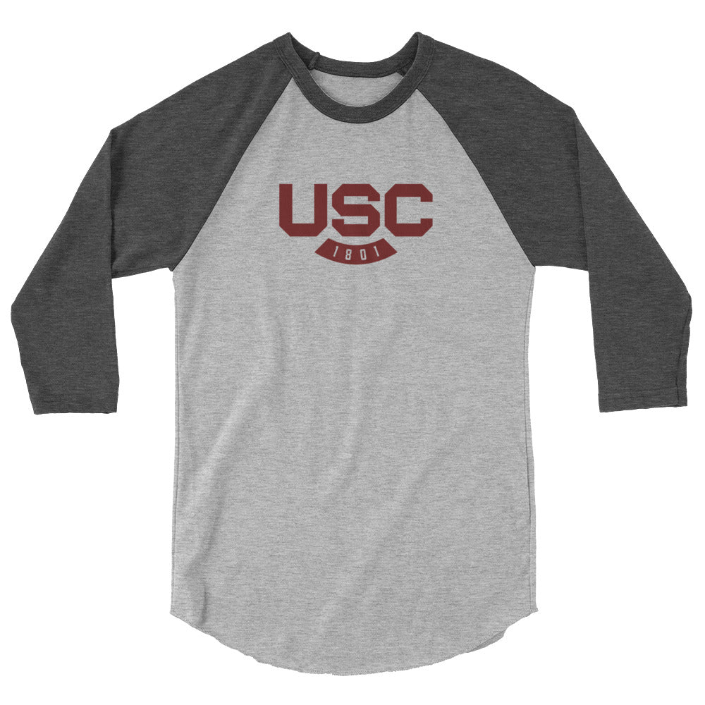 USC 3/4 sleeve raglan shirt