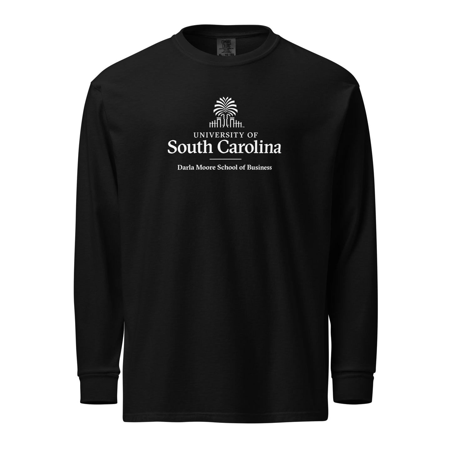 Garment-dyed heavyweight long-sleeve shirt