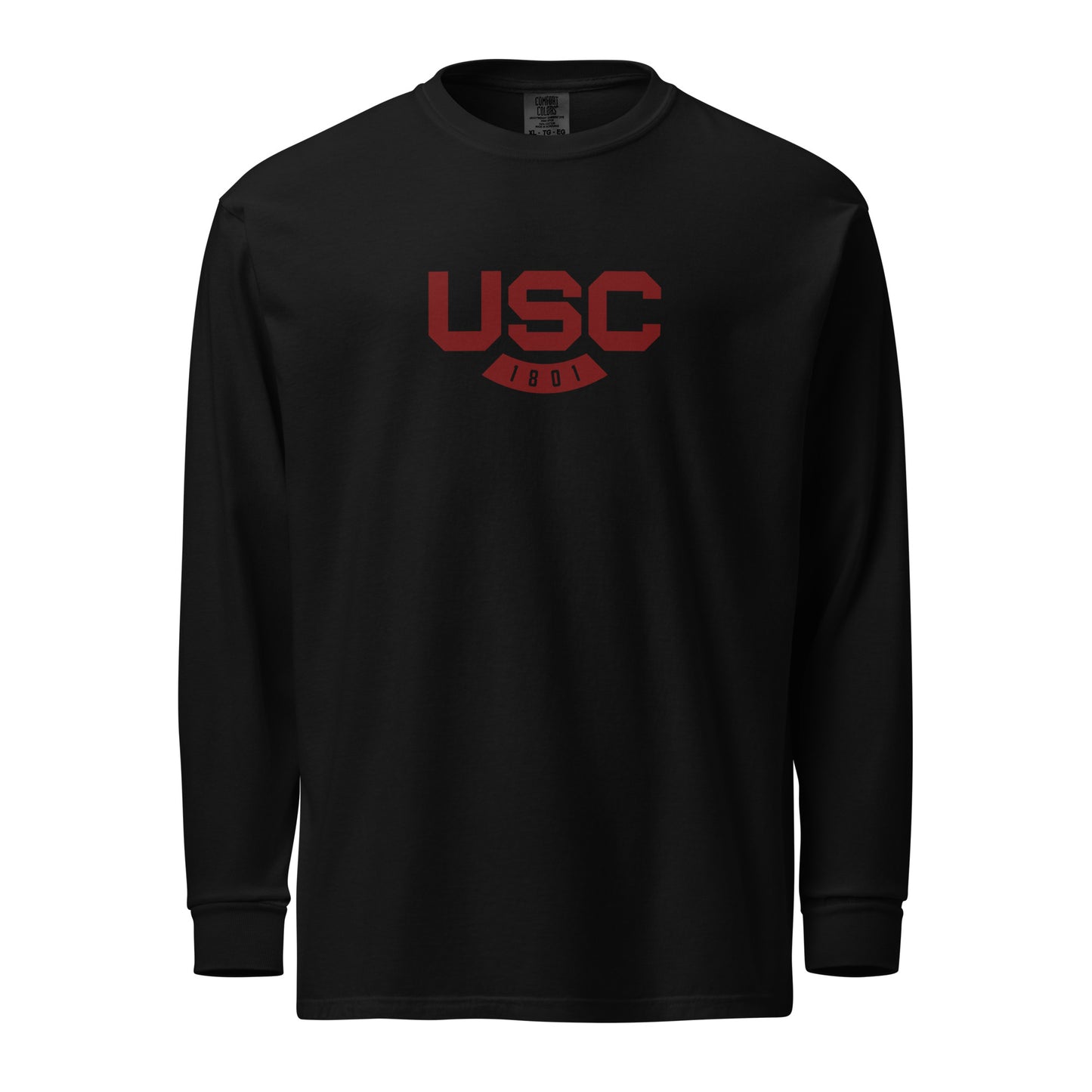 USC Garment-dyed heavyweight long-sleeve shirt