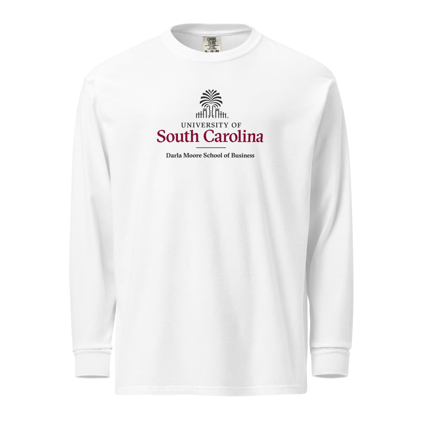 Garment-dyed heavyweight long-sleeve shirt