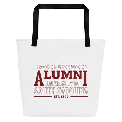 USC Moore Alumni All-Over Print Large Tote Bag