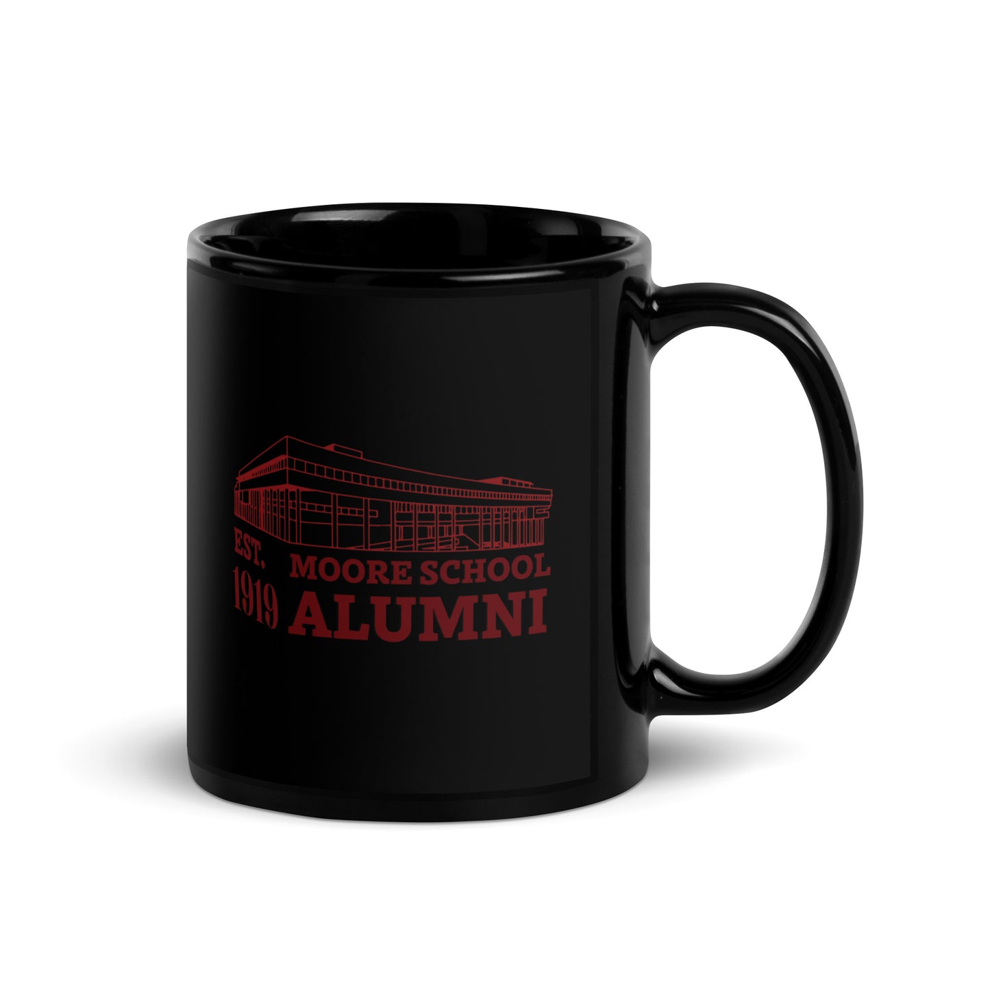 Moore School Alumni Black Glossy Mug