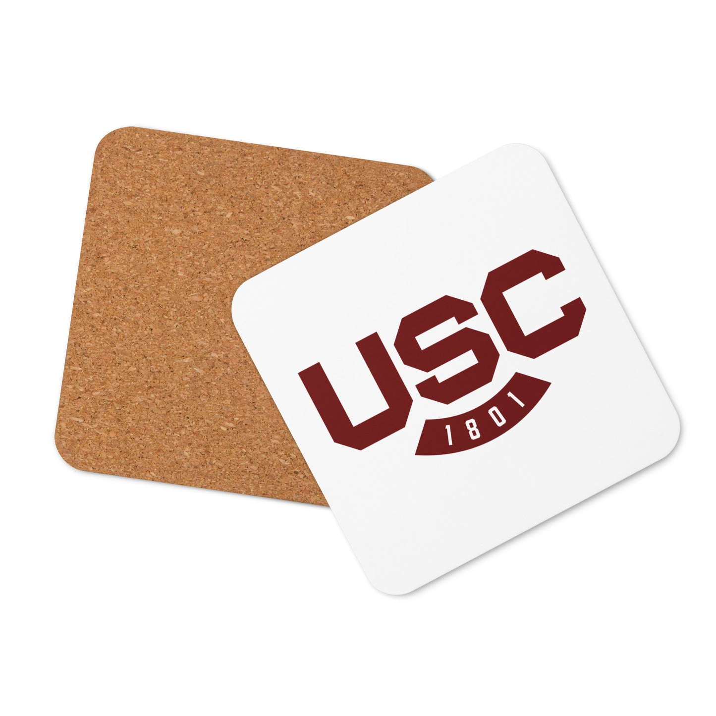 USC Cork-back coaster