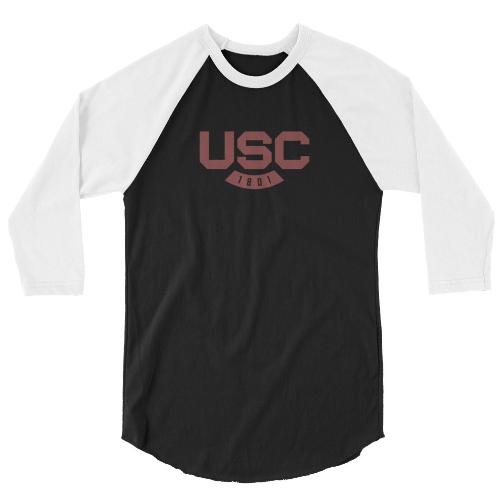 USC 3/4 sleeve raglan shirt
