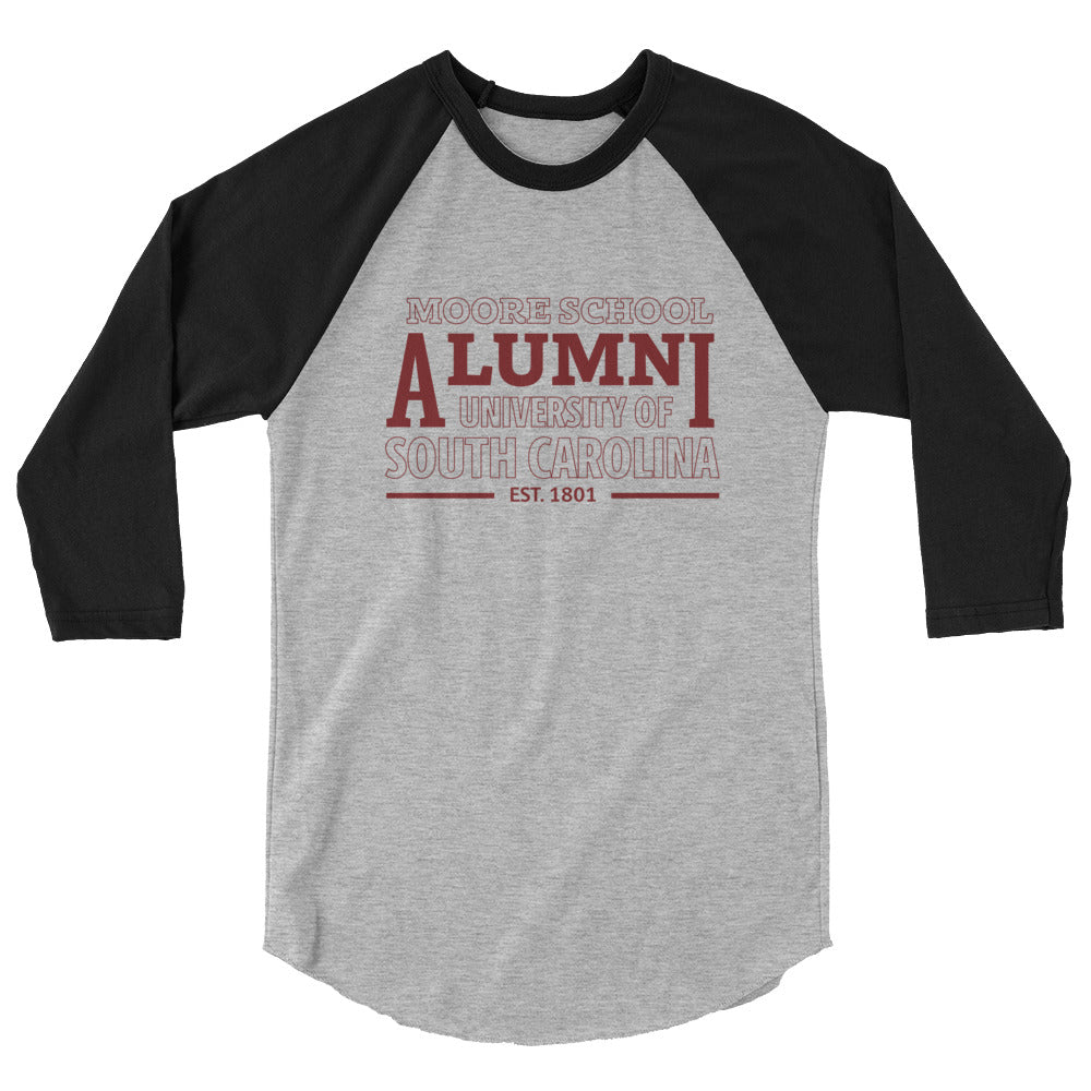 USC Moore Alumni 3/4 sleeve raglan shirt