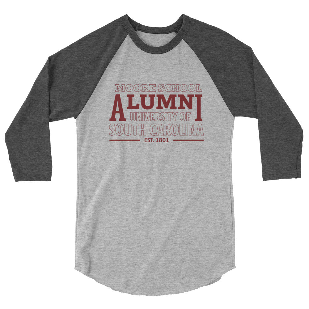 USC Moore Alumni 3/4 sleeve raglan shirt