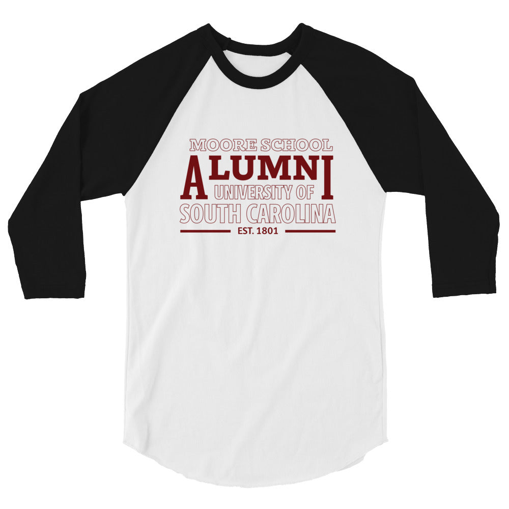 USC Moore Alumni 3/4 sleeve raglan shirt