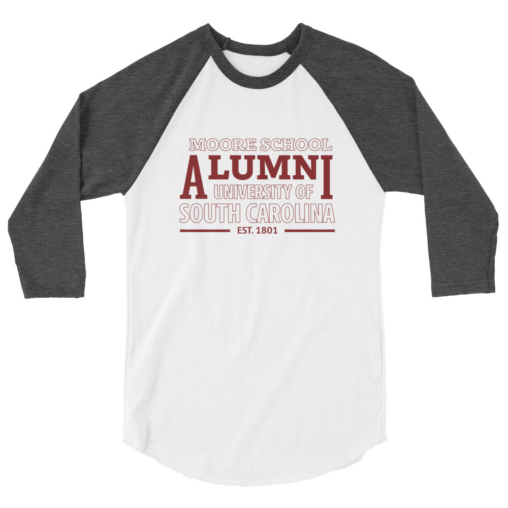 USC Moore Alumni 3/4 sleeve raglan shirt