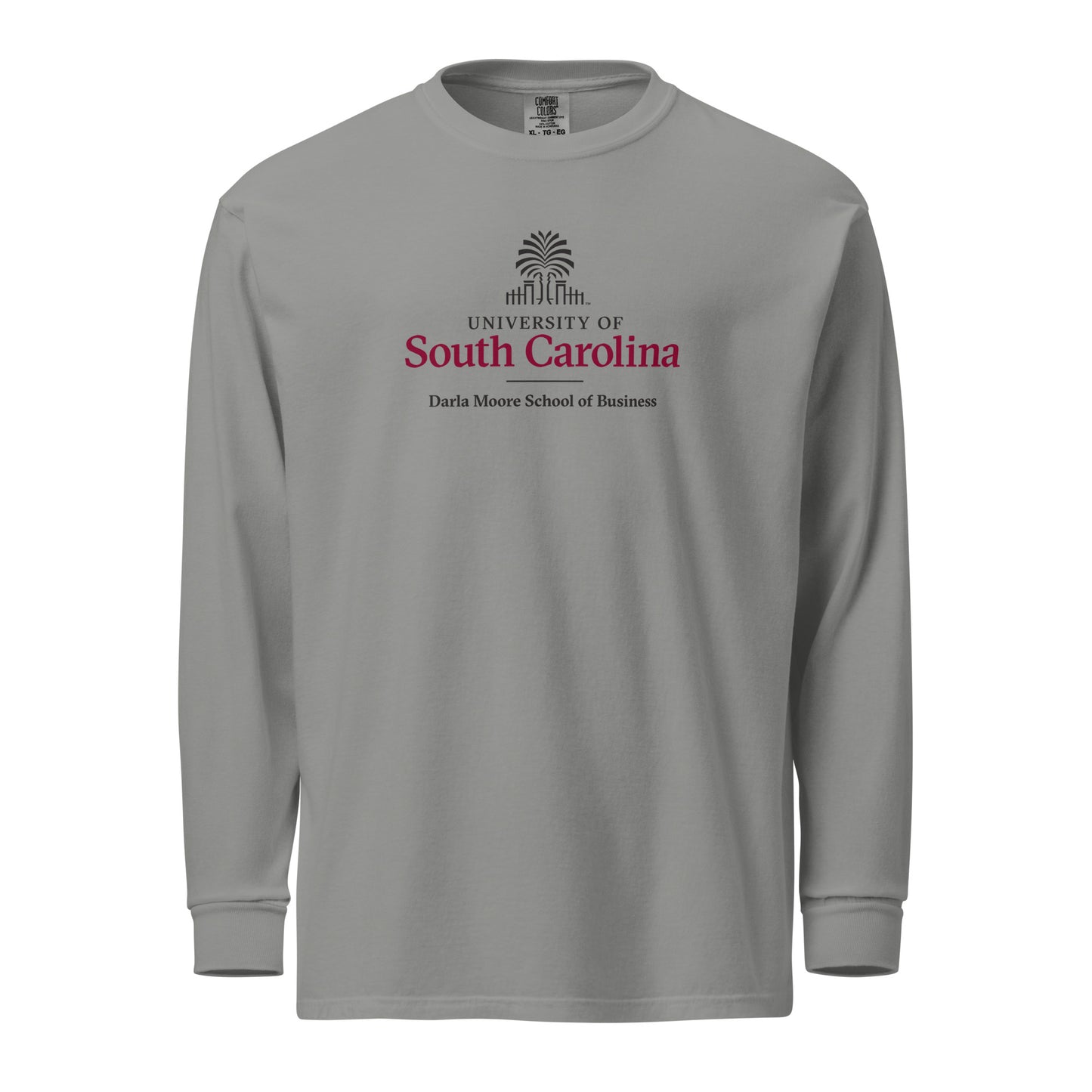 Garment-dyed heavyweight long-sleeve shirt