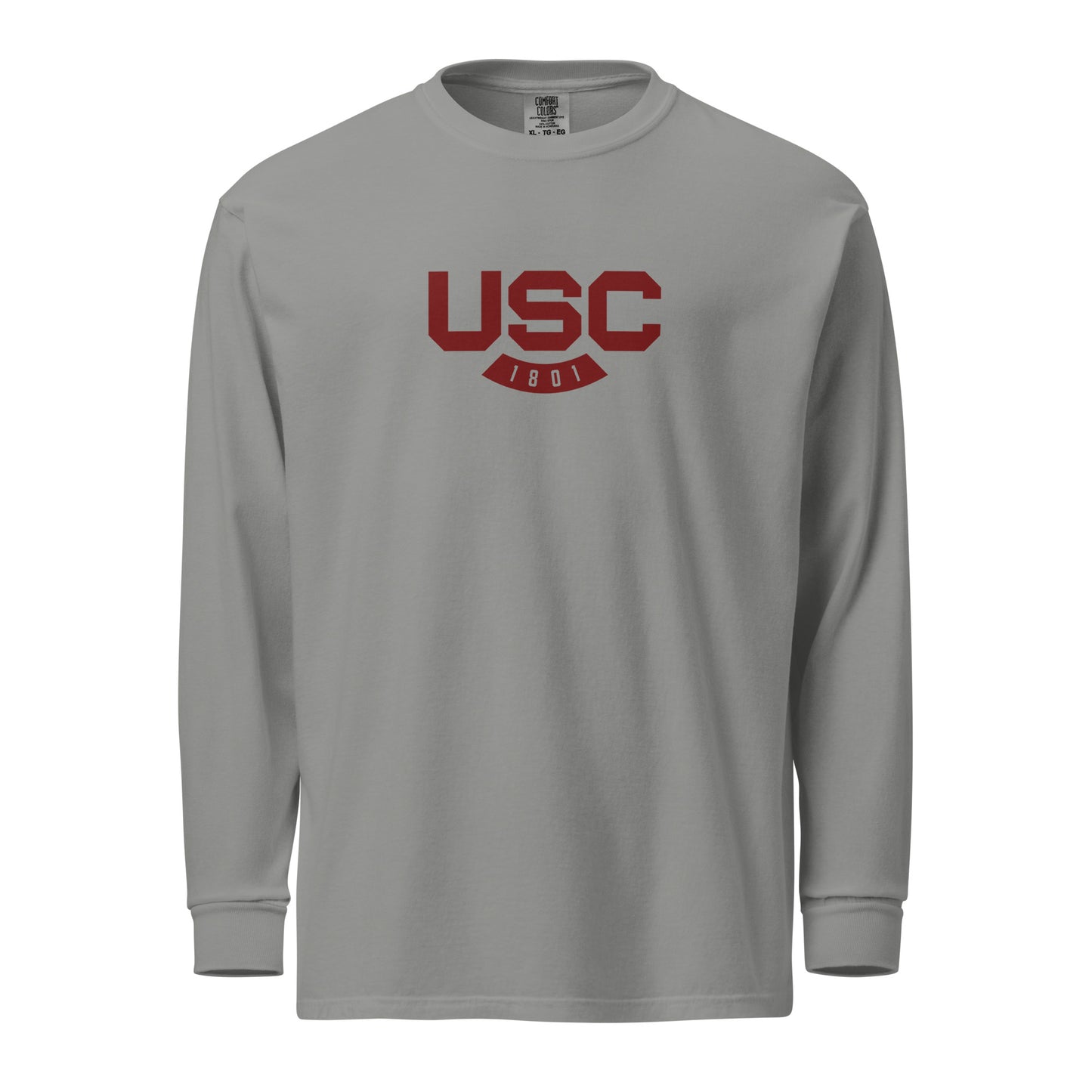 USC Garment-dyed heavyweight long-sleeve shirt