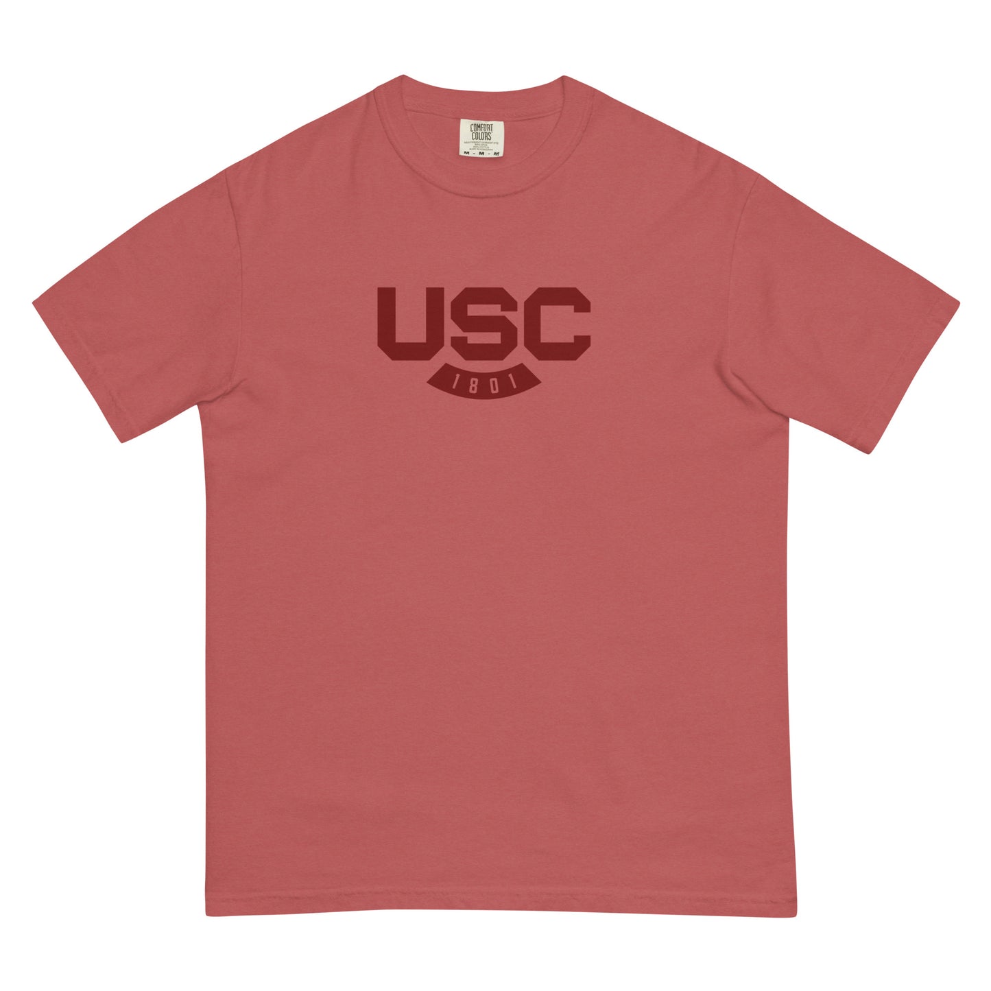 USC Unisex garment-dyed heavyweight t-shirt