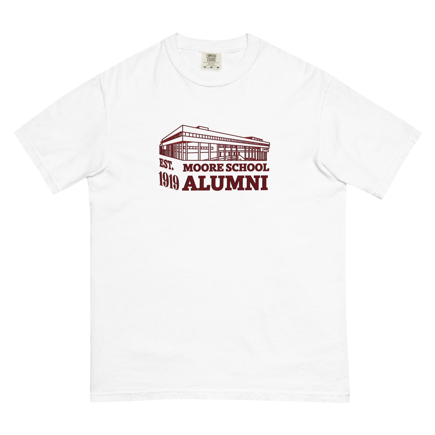 Moore School Alumni Unisex garment-dyed heavyweight t-shirt